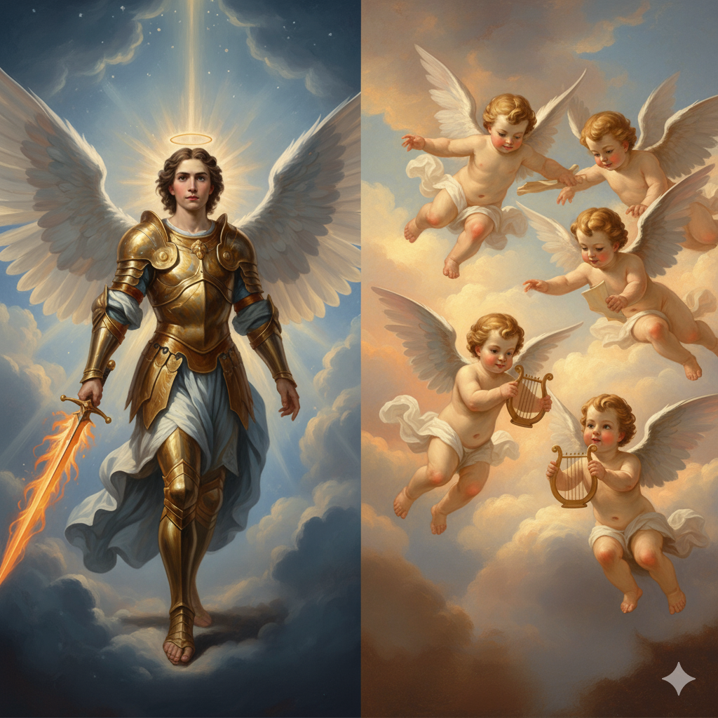 Arcangel y querubin